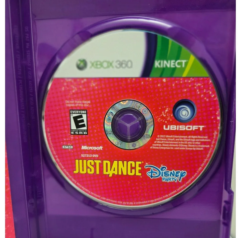 Just Dance Disney Party & Kids‎ Bundle - Xbox 360 Kinect - Complete CIB 2 Games